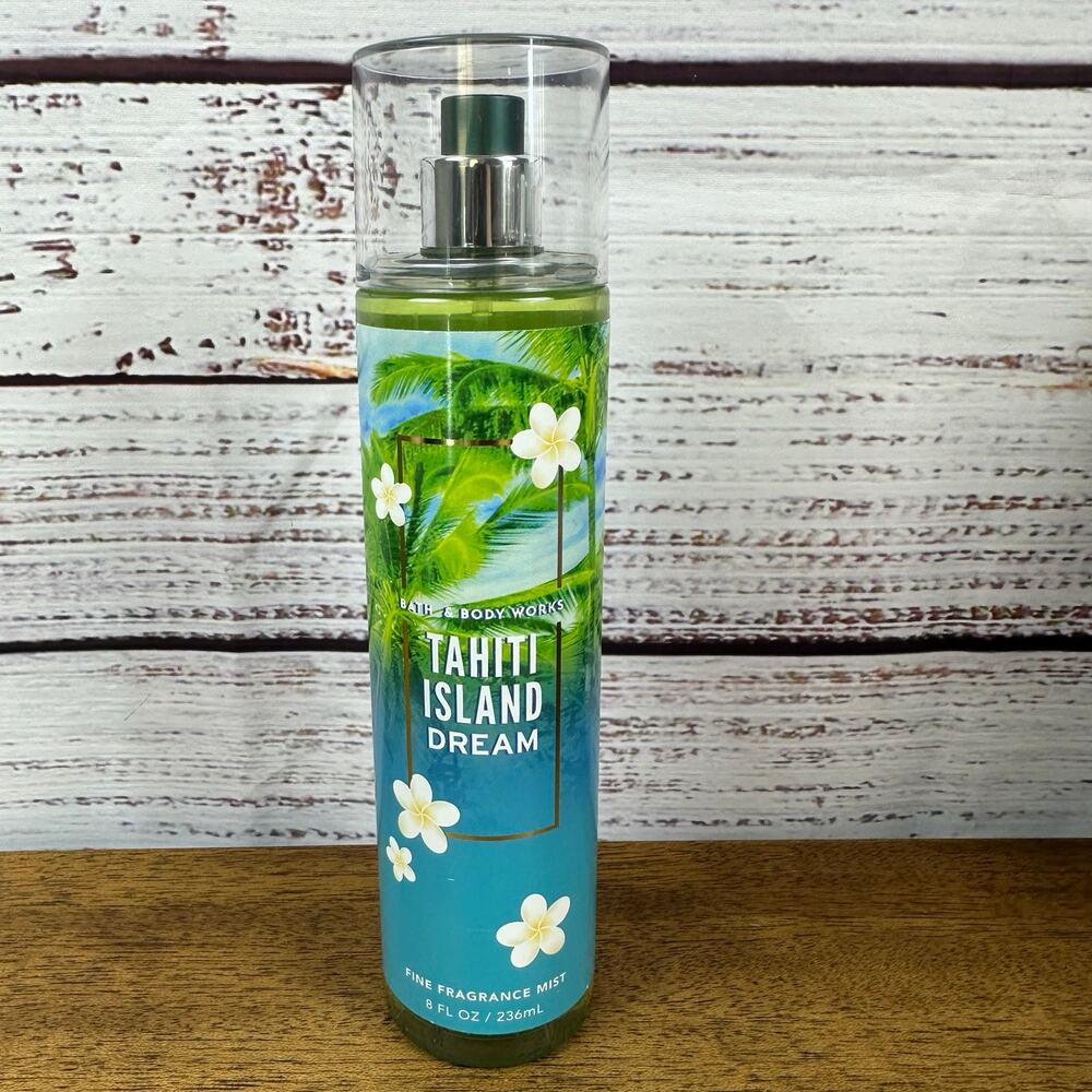 Bath & Body Works Tahiti Island Dream Fine Fragrance Mist Perfume Spray 8 Fl Oz